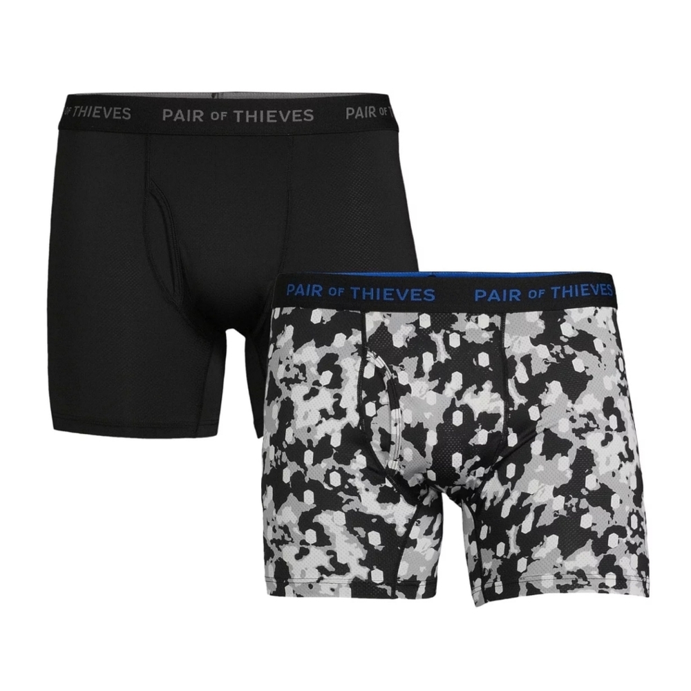 Pair of Thieves Men’s‎ "SuperFit" Boxer Briefs, 2-Pack